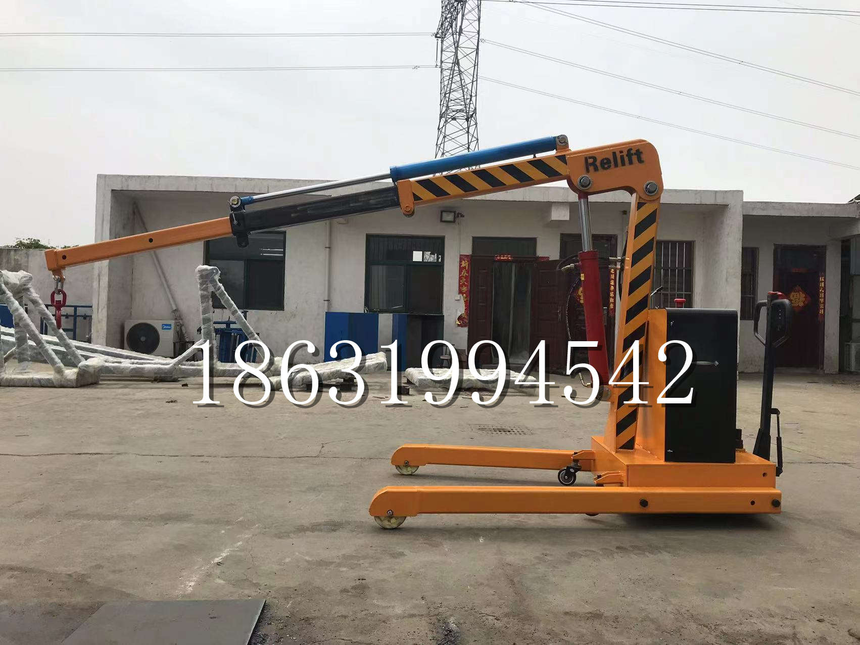 五常市久征定做3吨三轮随车吊 农用园林绿化移树吊 平板工程用小吊机